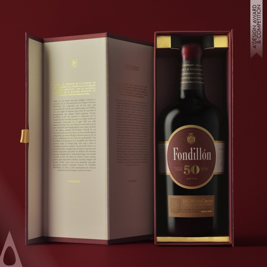 Fondillon 50 Years - Silver Packaging Design Award Winner