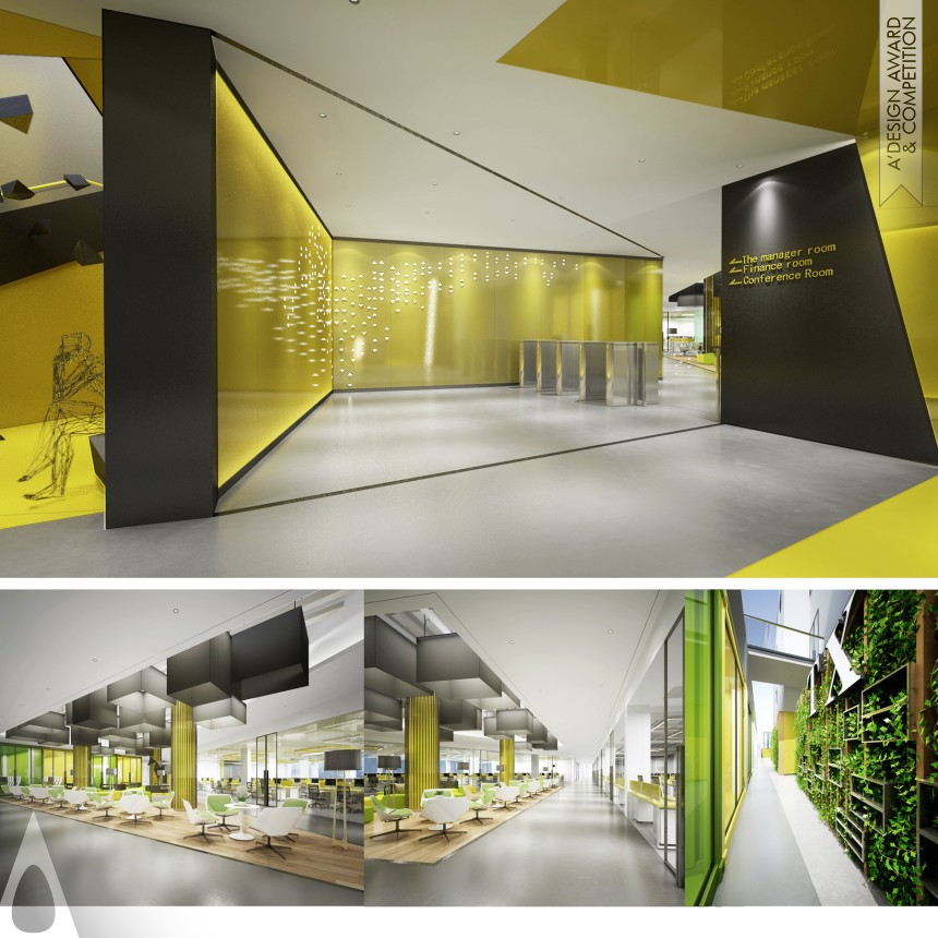 Silver Interior Space and Exhibition Design Award Winner 2019 Tencent Incubator Office 