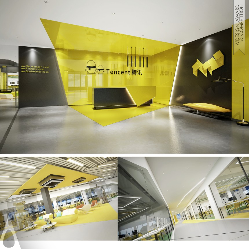 Tencent Incubator - Silver Interior Space and Exhibition Design Award Winner