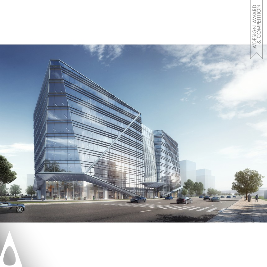 Silver Architecture, Building and Structure Design Award Winner 2019 Zhongrui Headquarter Office 