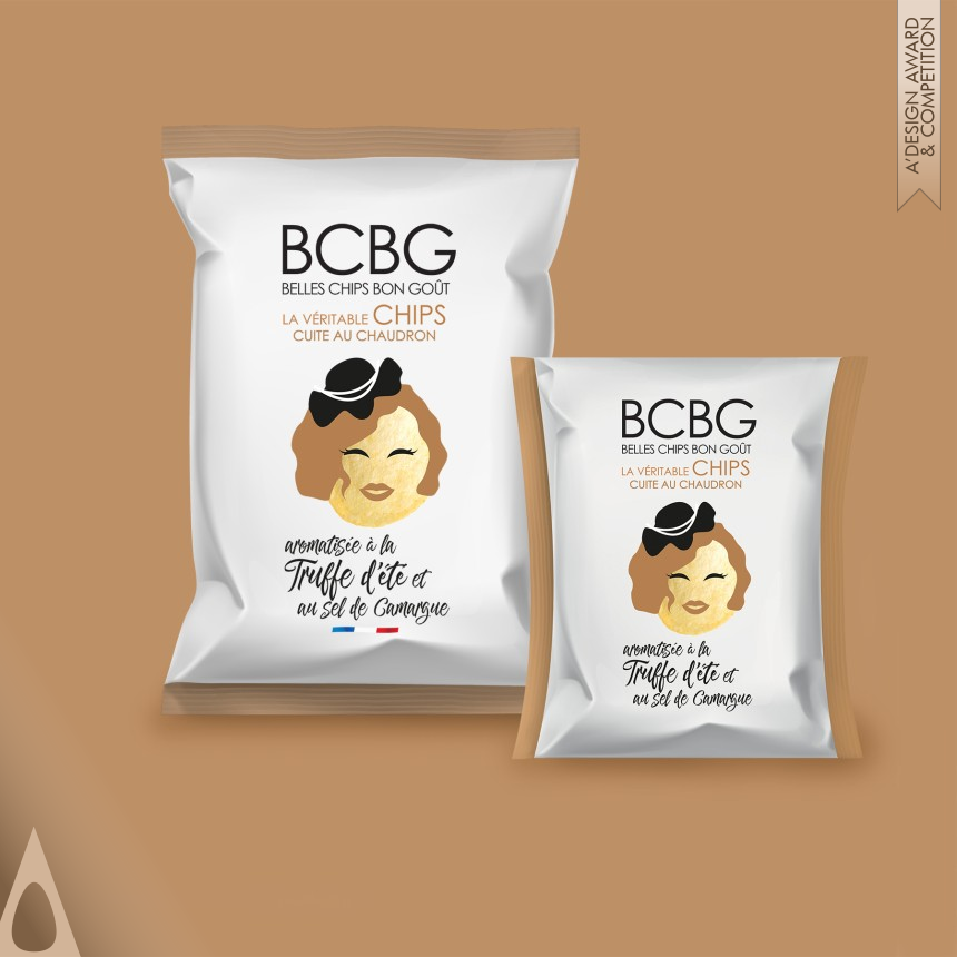 Bronze Packaging Design Award Winner 2020 Chips BCBG Food Packaging 