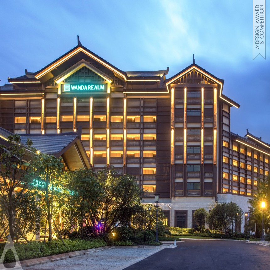 Iron Lighting Products and Fixtures Design Award Winner 2019 Wanda Realm Resort Lighting 