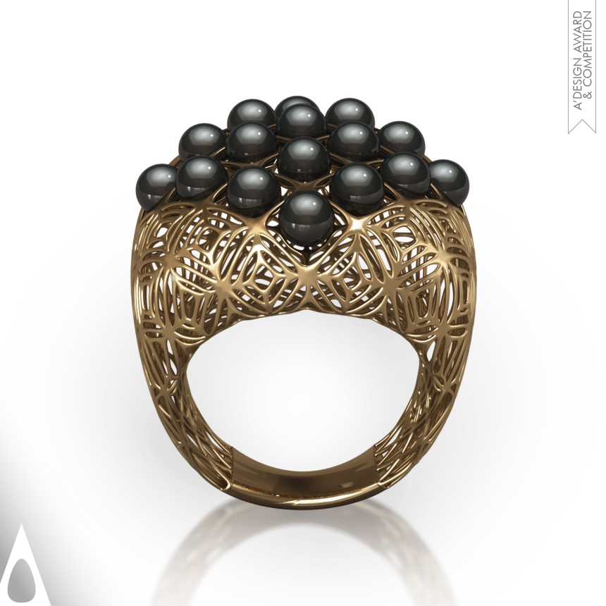 Iron Jewelry Design Award Winner 2019 Quad Circular Ring 