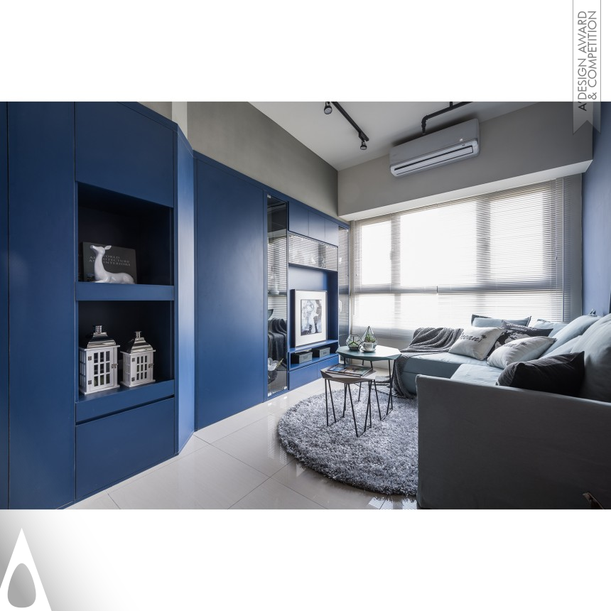 Bronze Interior Space and Exhibition Design Award Winner 2019 Blue Fantasy Residential House 