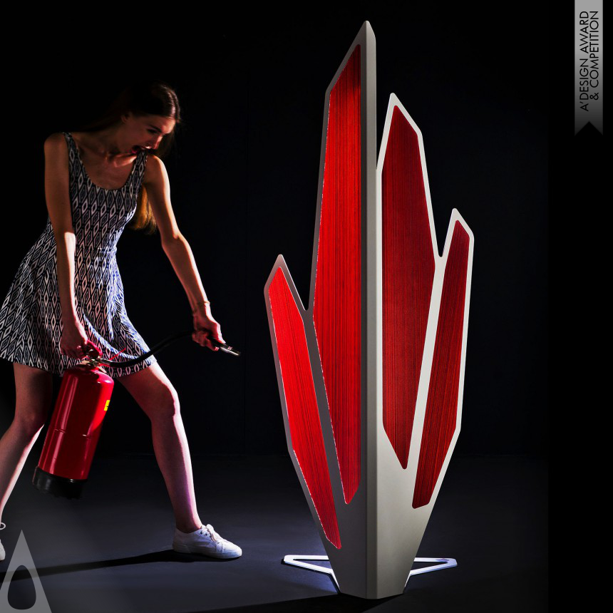 Foglia Photocatalytic Smart Floorlamp designed by Kevin Chu