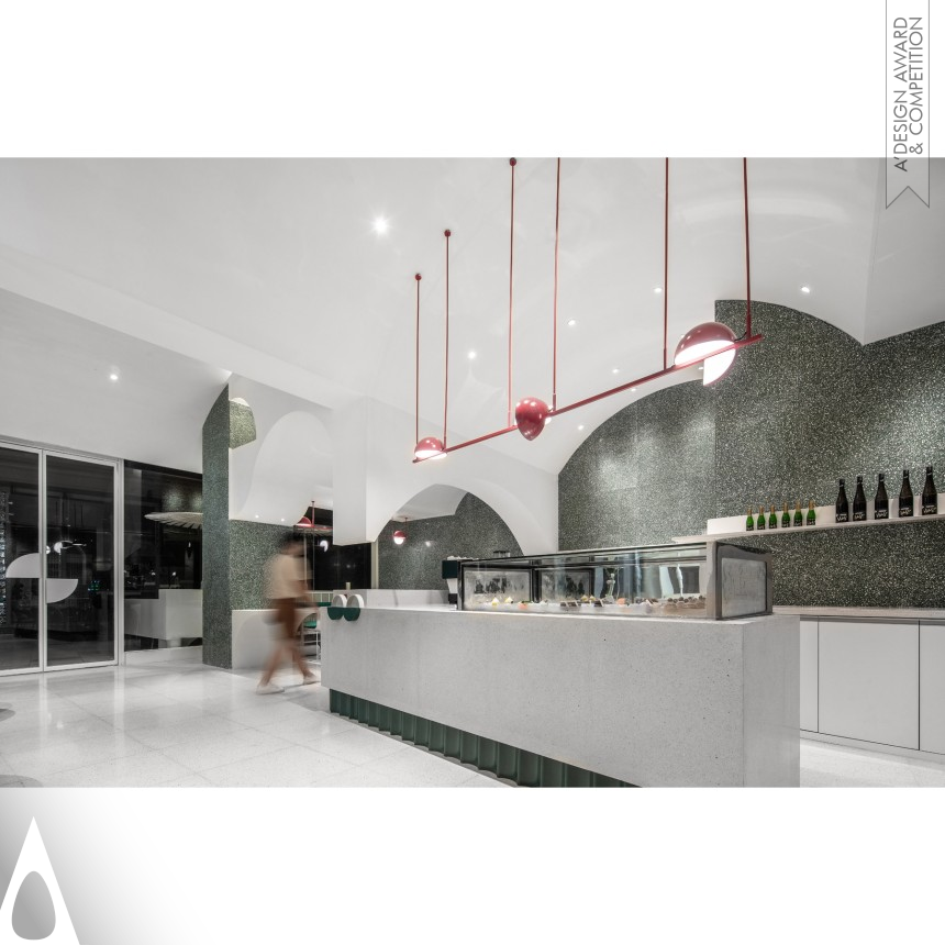 Golden Interior Space and Exhibition Design Award Winner 2019 Charlotte by PA Patisserie Shop 