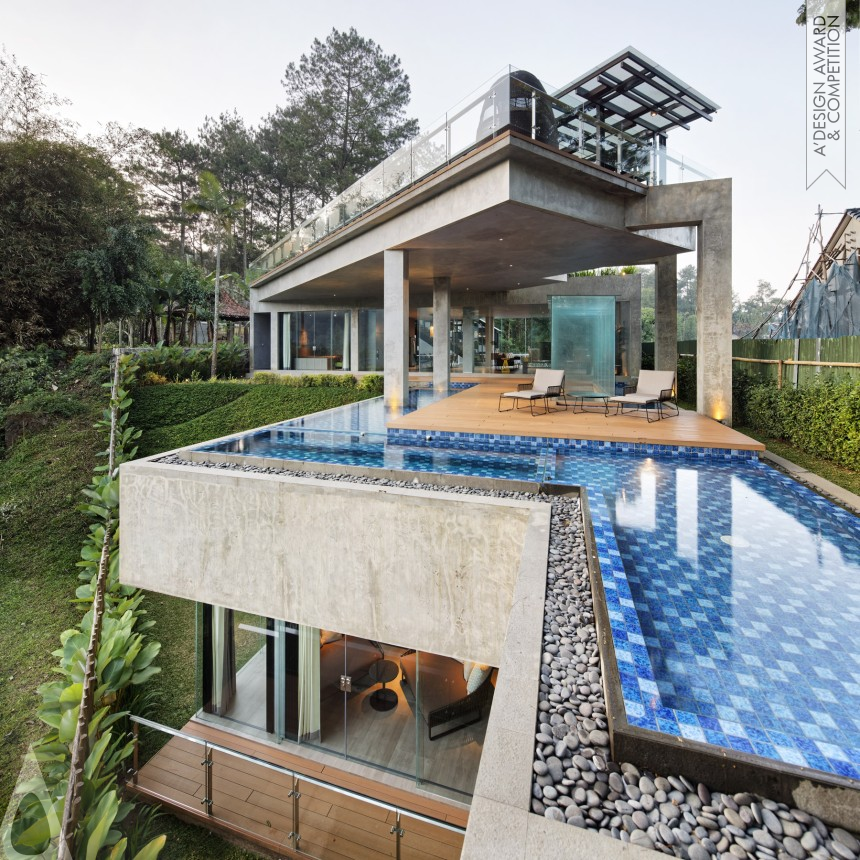 Silver Architecture, Building and Structure Design Award Winner 2019 Hanging Villa Residential House 