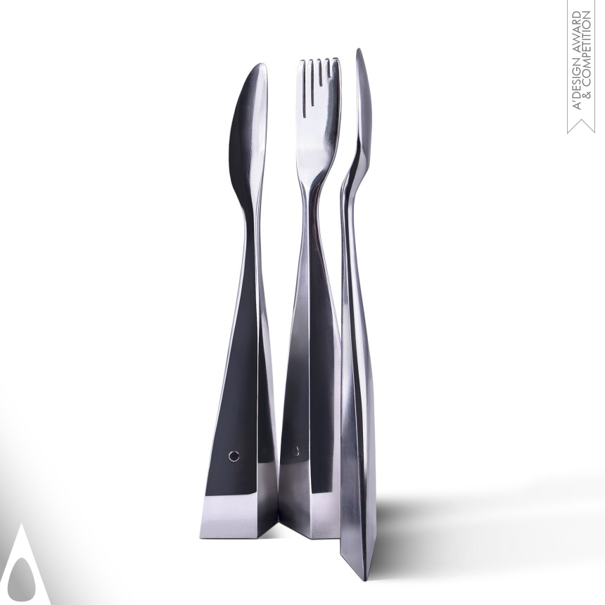 Silver Bakeware, Tableware, Drinkware and Cookware Design Award Winner 2019 Ingrede Set Cutlery 