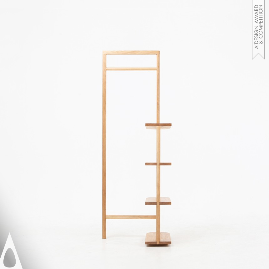 Iron Furniture Design Award Winner 2019 Pivot Multifunctional Shelf 