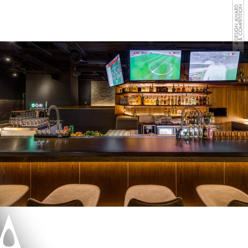 Charlie'S Sports Bar - Iron Interior Space and Exhibition Design Award Winner