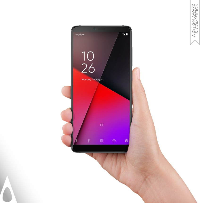 Golden Digital and Electronic Device Design Award Winner 2019 Vodafone Smart X9 Smartphone 