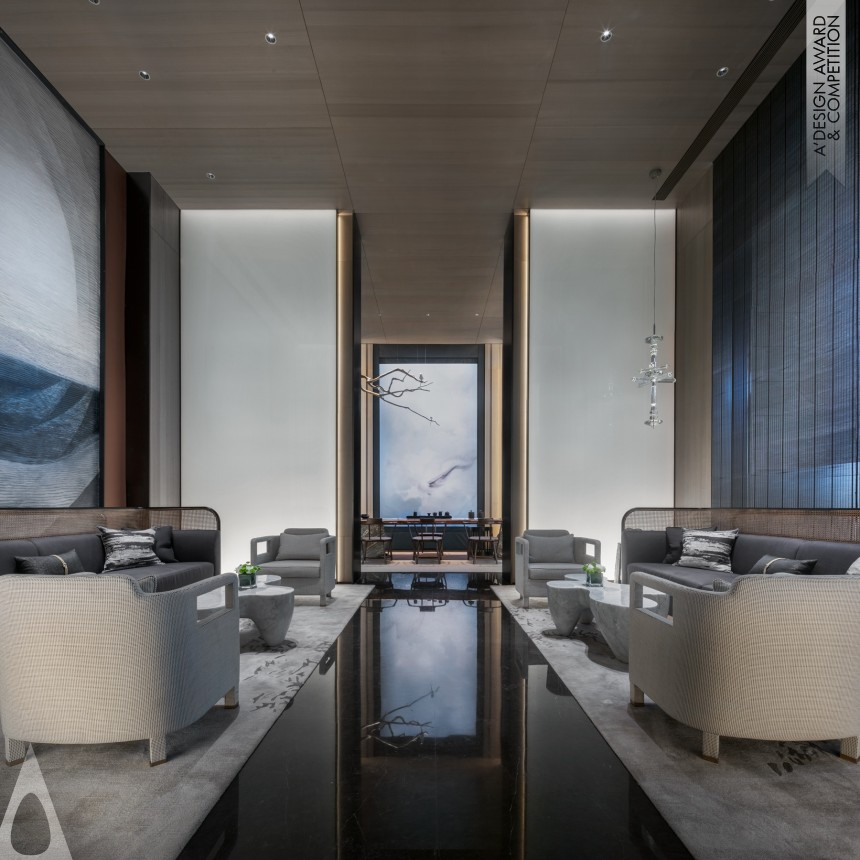 Golden Interior Space and Exhibition Design Award Winner 2019 Qingdao Tianyuan Sales Center Sales Center 