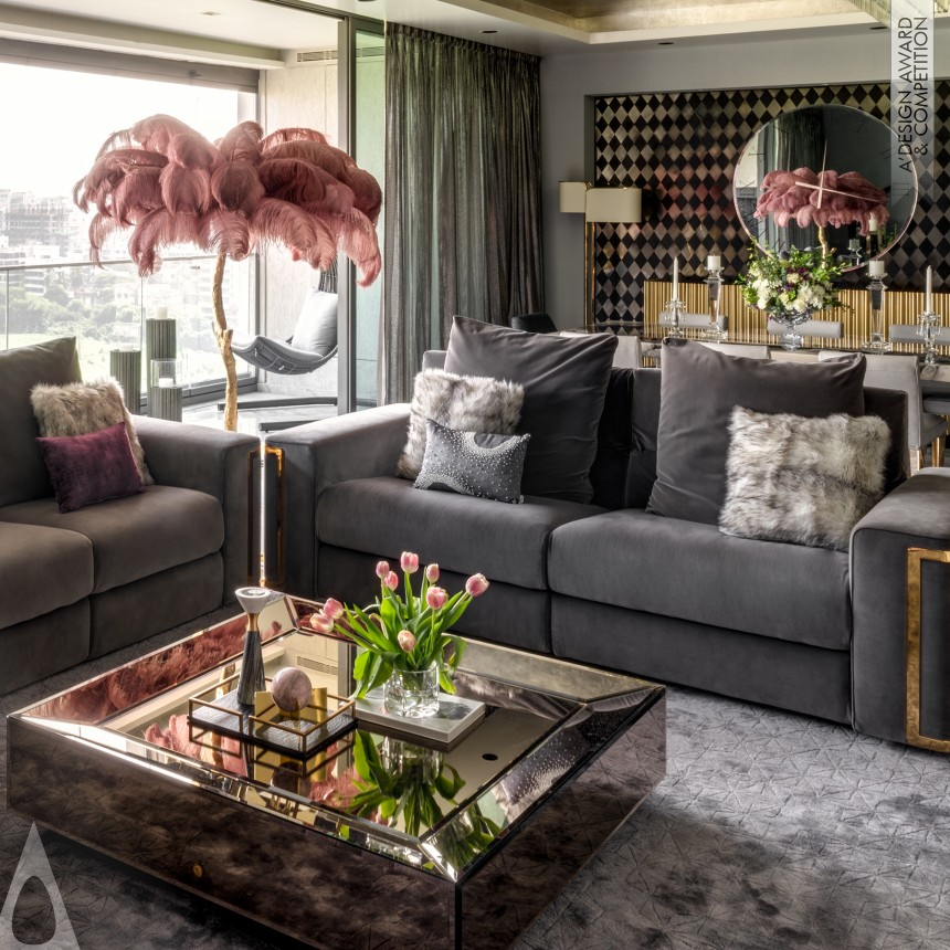 Bronze Interior Space and Exhibition Design Award Winner 2019 The Midas Touch Residential Apartment 