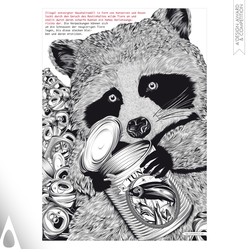 Schlachtfeld Wildnis - Silver Graphics, Illustration and Visual Communication Design Award Winner