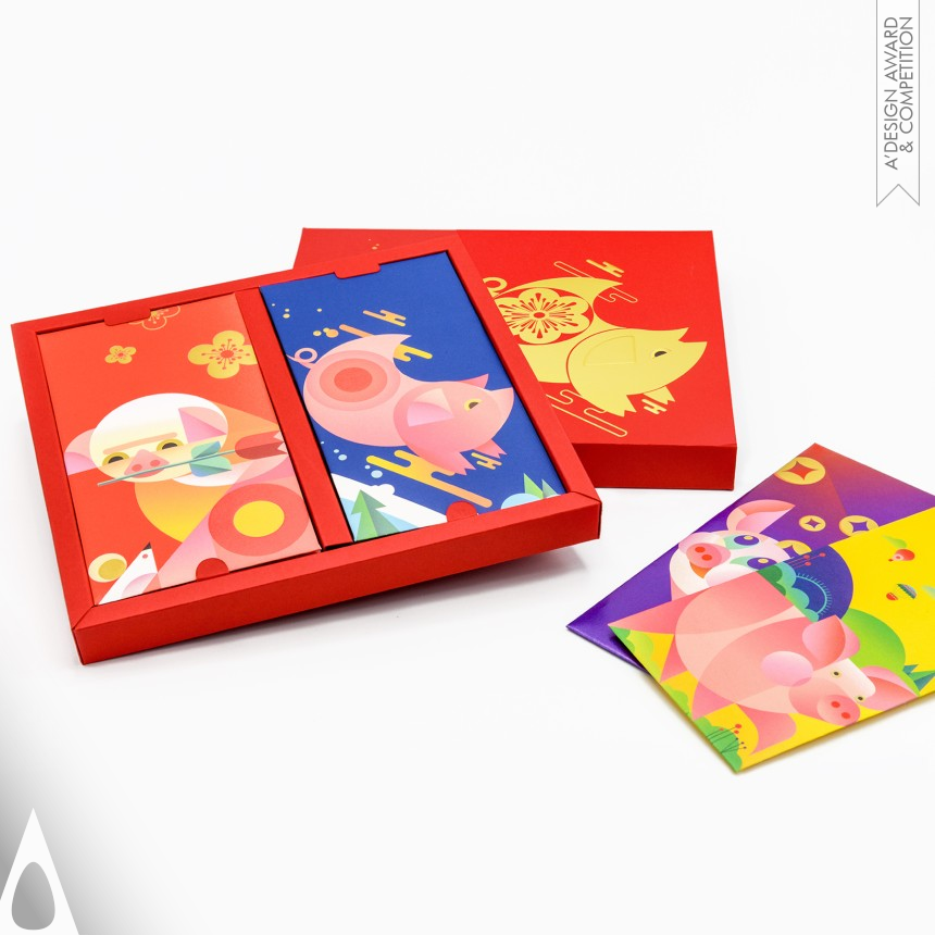 Silver Graphics, Illustration and Visual Communication Design Award Winner 2019 Chinese Zodiac Red Packets Red Packets 