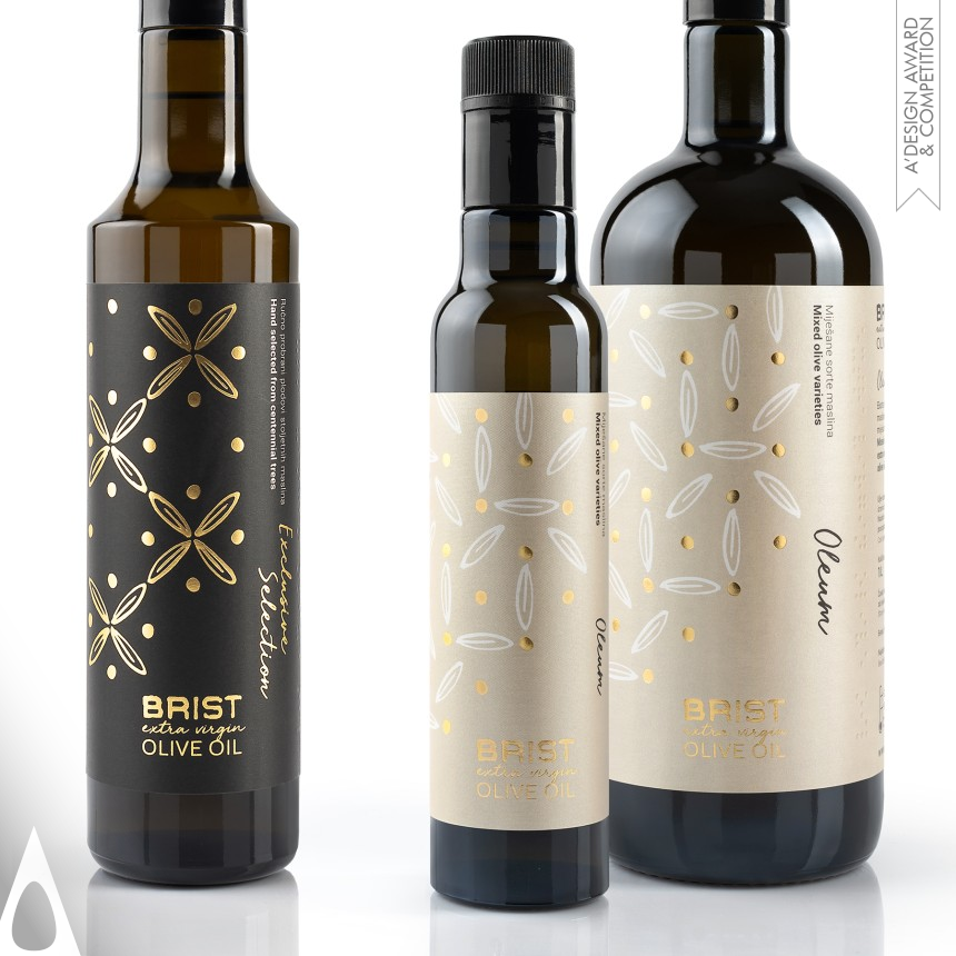 Brist Extra Virgin Olive Oil designed by Tina Erman Popovic