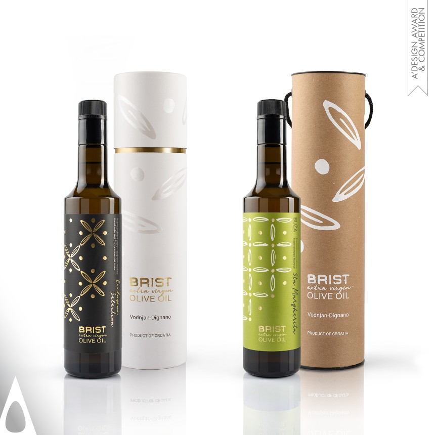 Brist Extra Virgin Olive Oil - Bronze Packaging Design Award Winner