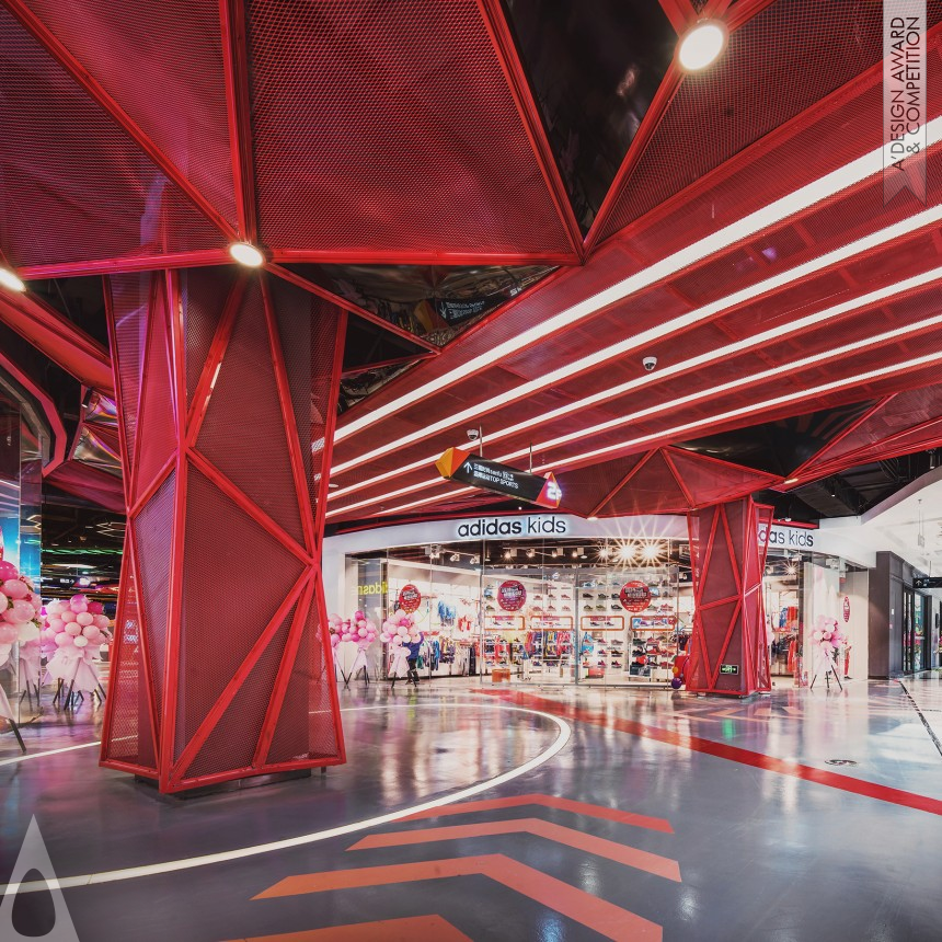 Iron Interior Space and Exhibition Design Award Winner 2019 Saertu Theme Business Street Commercial Space 