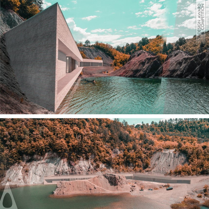 Bronze Architecture, Building and Structure Design Award Winner 2019 Follower Form Diver Base of Rudabánya 