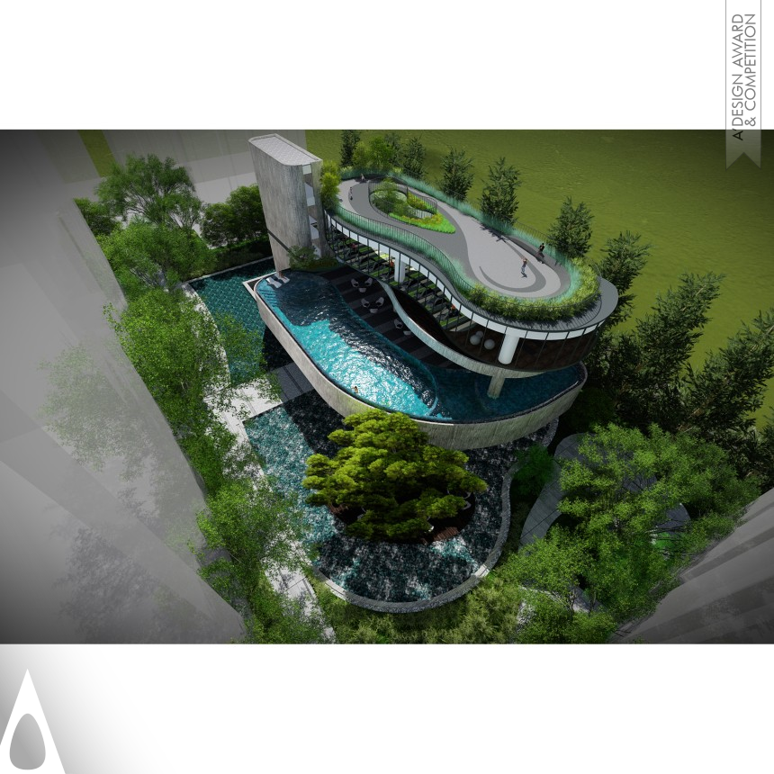 Bronze Computer Graphics, 3D Modeling, Texturing, and Rendering Design Award Winner 2019 Yong Fu Intercontinental W Club hall Public Facility 3D Renderings 