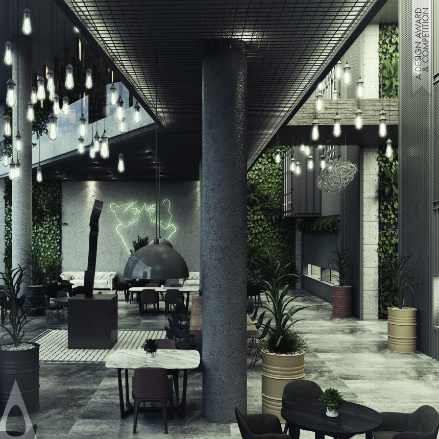 Hich Cafe designed by Navid Moshir Arash Seifan