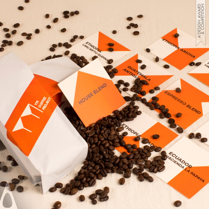 Iron Graphics, Illustration and Visual Communication Design Award Winner 2019 YM Coffee Project Brand Identity 