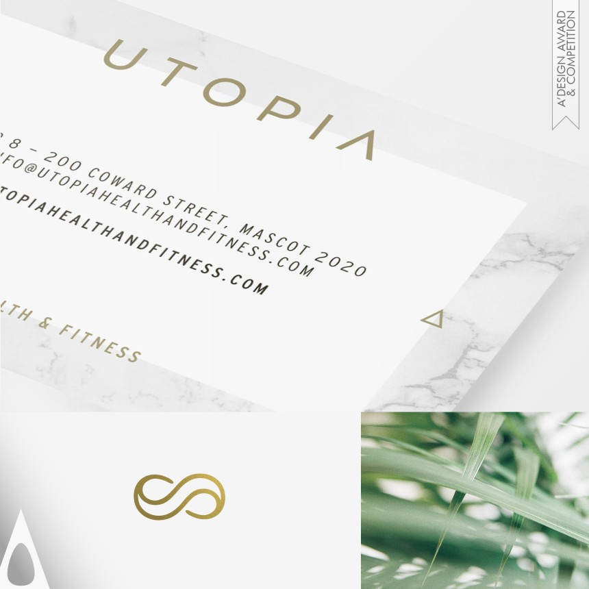 Lisa Furze's Utopia Health & Fitness Brand Identity