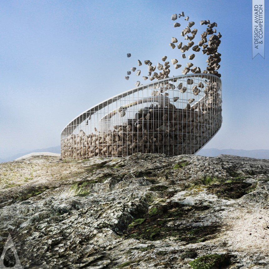 Silver Architecture, Building and Structure Design Award Winner 2019 Volcano Eyes Observation Platform 