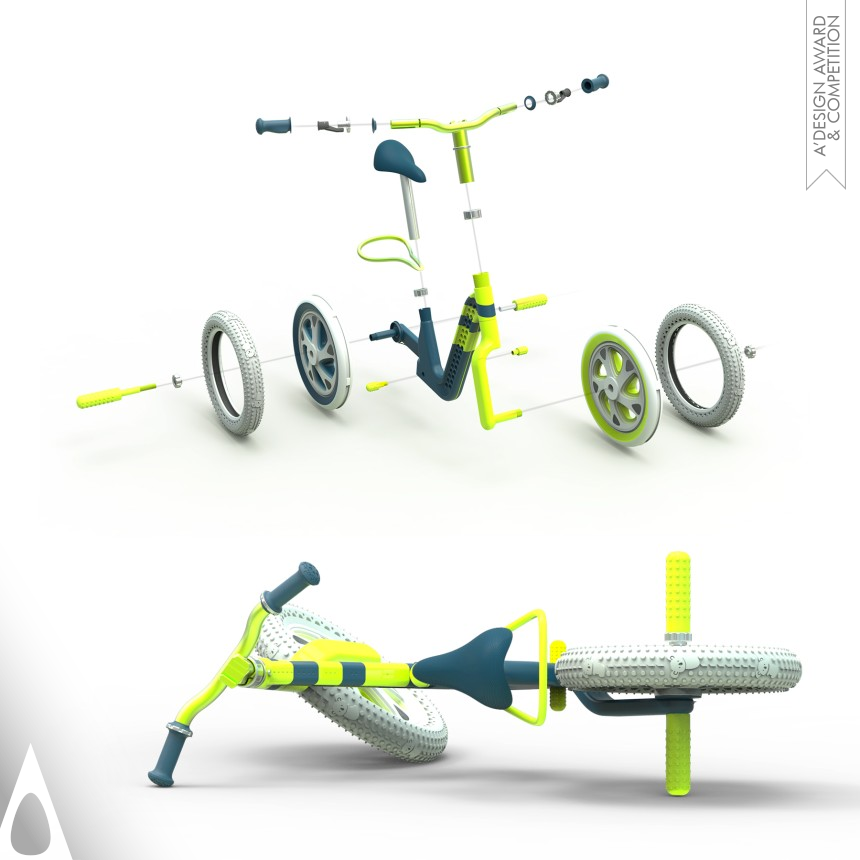 AKO Balance Bike - Silver Baby, Kids' and Children's Products Design Award Winner