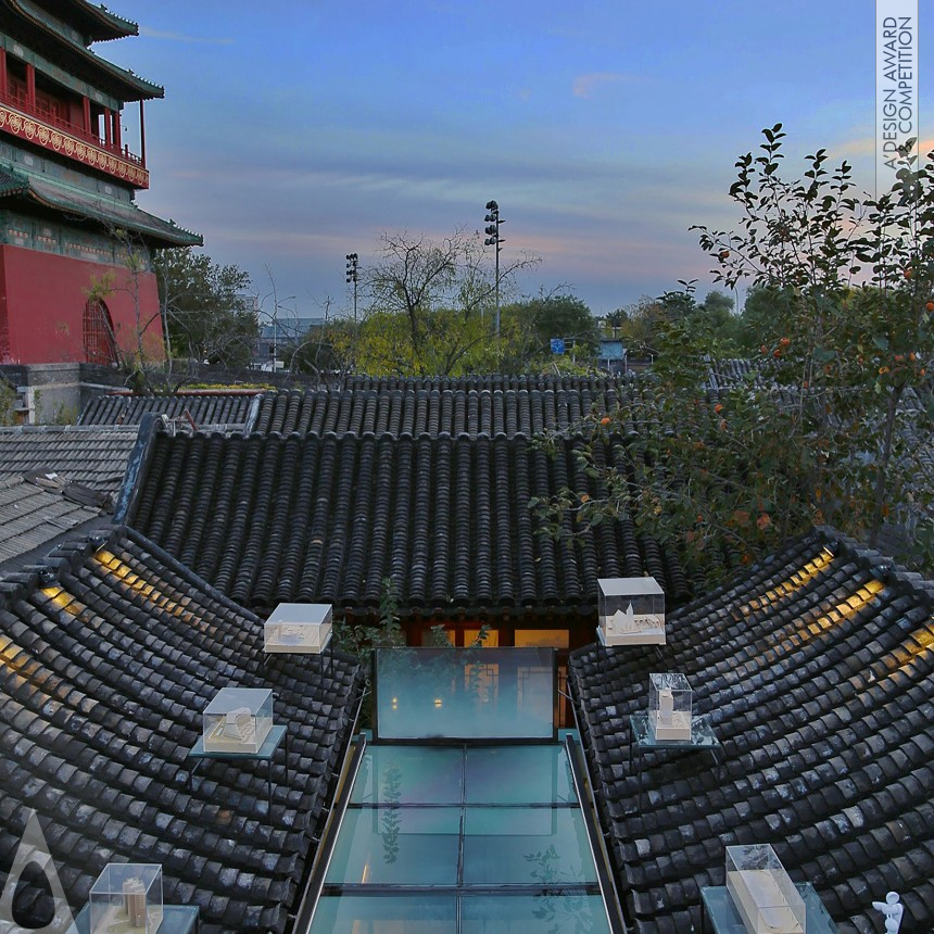 Silver Architecture, Building and Structure Design Award Winner 2019 Courtyard Drum Tower Refurbished Office 