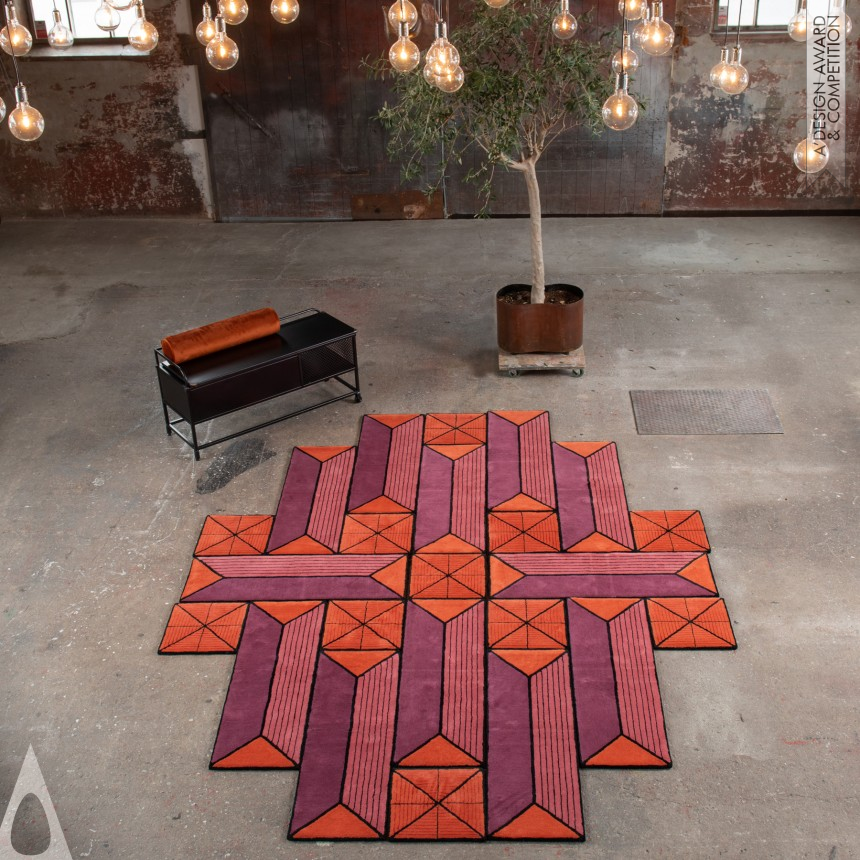 Golden Furniture Design Award Winner 2019 Astron Shape Shifting Rug Shape Shifting Rug 