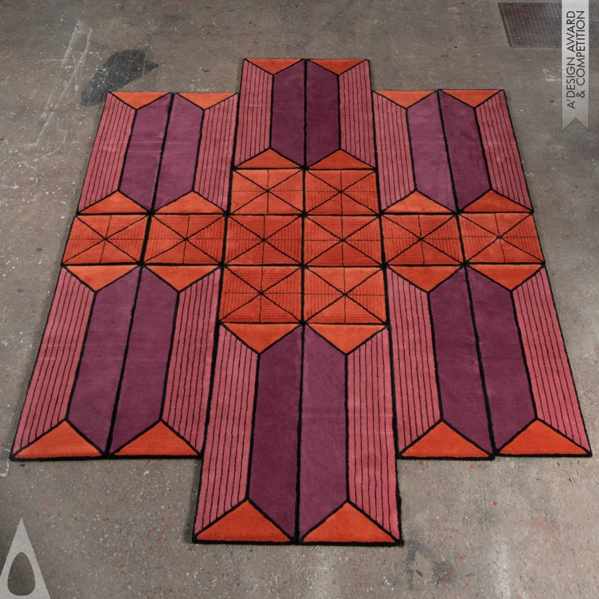 Astron Shape Shifting Rug designed by Ingrid Kulper