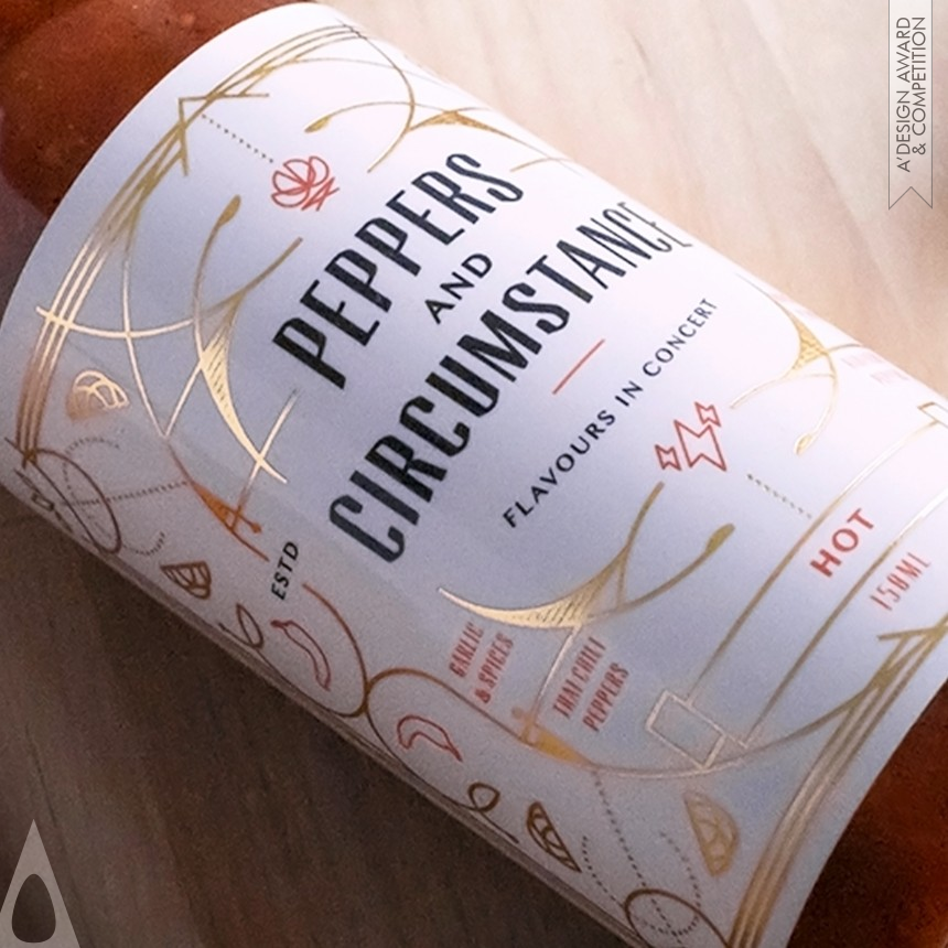 Peppers and Circumstance - Iron Packaging Design Award Winner