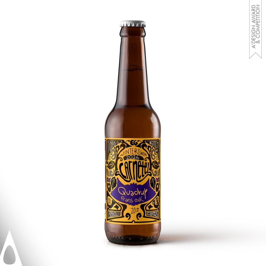 Silver Packaging Design Award Winner 2019 Carnetel Beer Label 