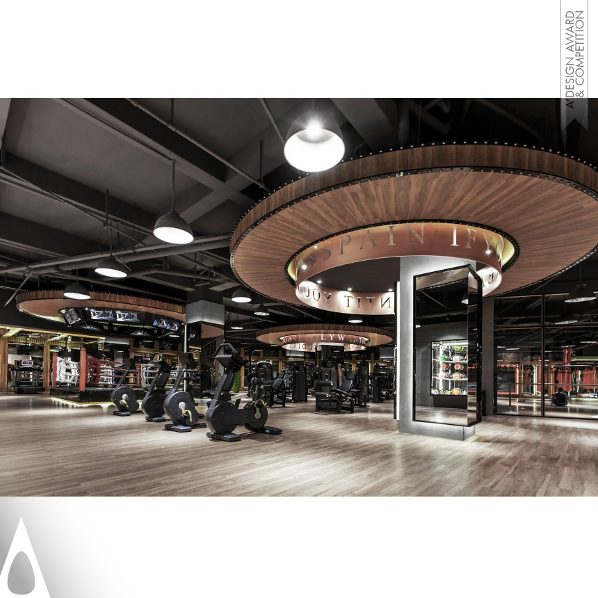 Silver Interior Space and Exhibition Design Award Winner 2019 Fitness Club Club 