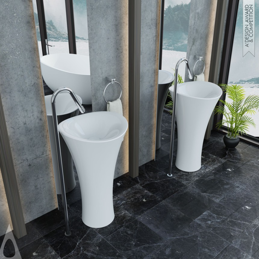 Serel Design Team's Serel 1901 Freestanding Washbasin Freestanding Washbasin