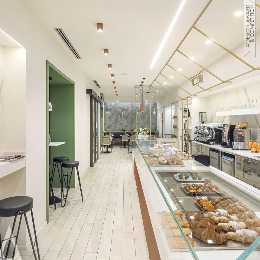 Silver Interior Space and Exhibition Design Award Winner 2019 Zanotti Bread Pastries and Coffee 