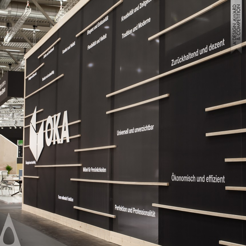 Platinum Interior Space and Exhibition Design Award Winner 2019 Oka Eye Exhibition stand 