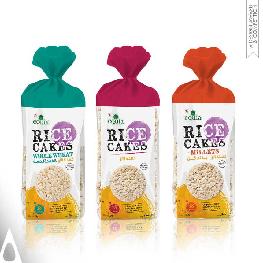 Iron Packaging Design Award Winner 2019 Low Calorie Line Rice Cakes 