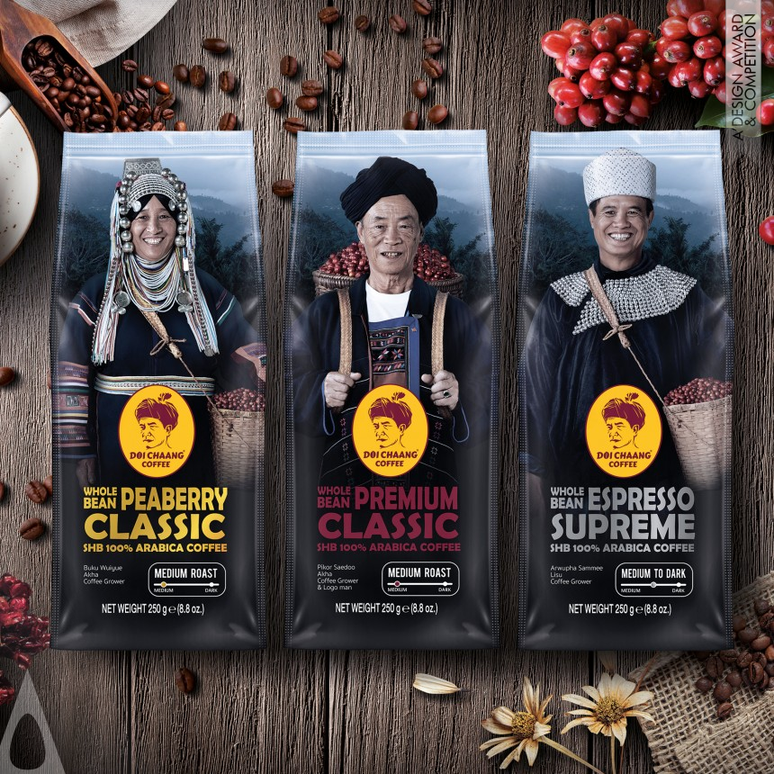 Prompt Design's Doi Chaang Coffee Packaging Design