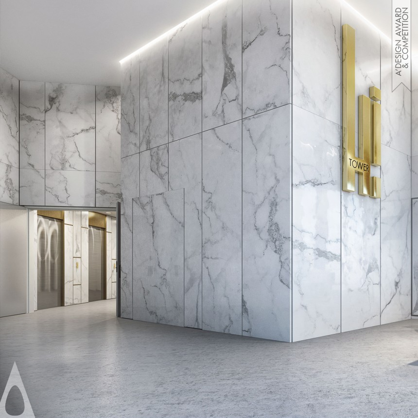 Bronze Interior Space and Exhibition Design Award Winner 2019 Hi Tower Lobby 