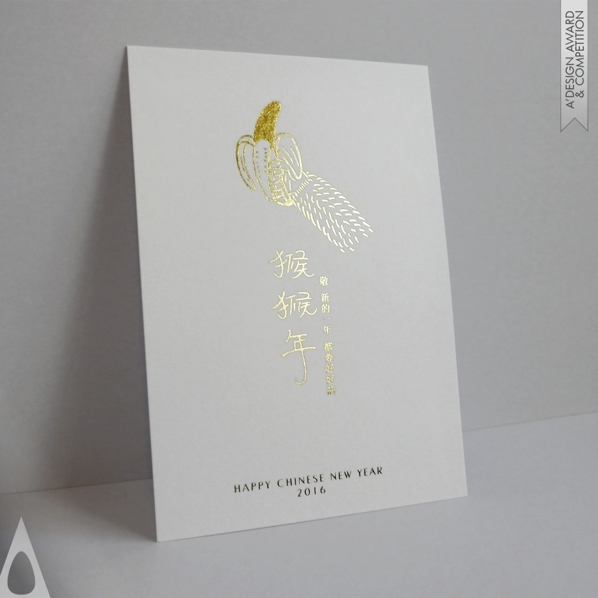 Iron Graphics, Illustration and Visual Communication Design Award Winner 2019 Good Cheer! Good Year! Greeting Cards 