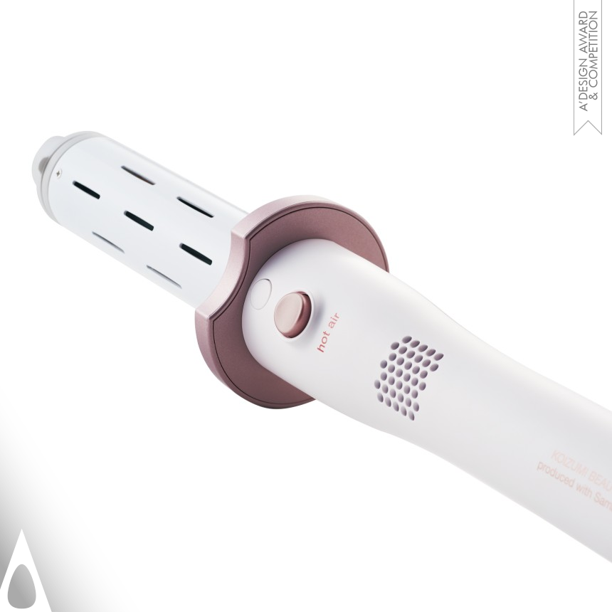 Golden Beauty, Personal Care and Cosmetic Products Design Award Winner 2019 Nano Airy Curling Iron  