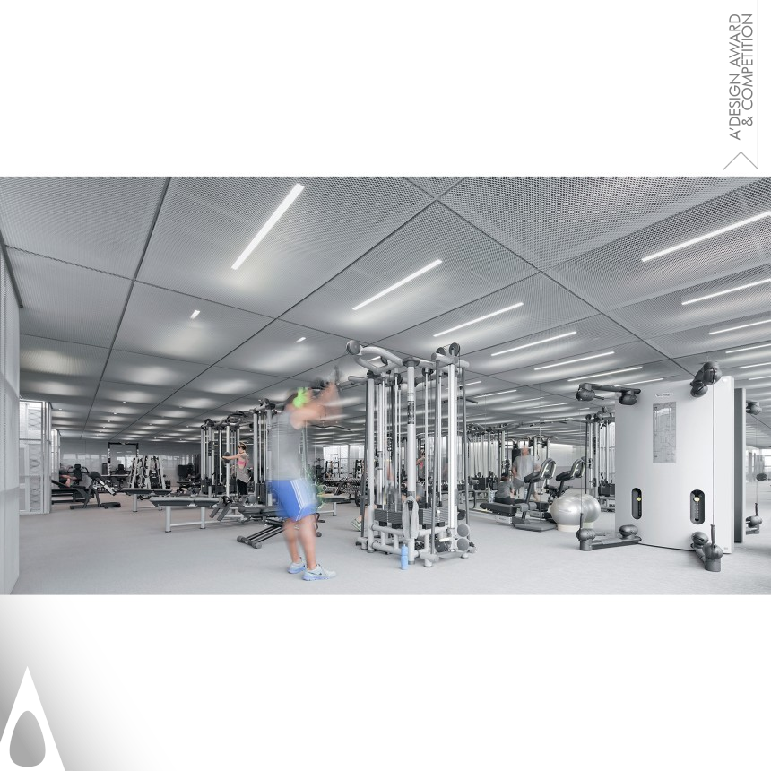 Bronze Interior Space and Exhibition Design Award Winner 2019 ZWYN Urban Gym Interior Design 