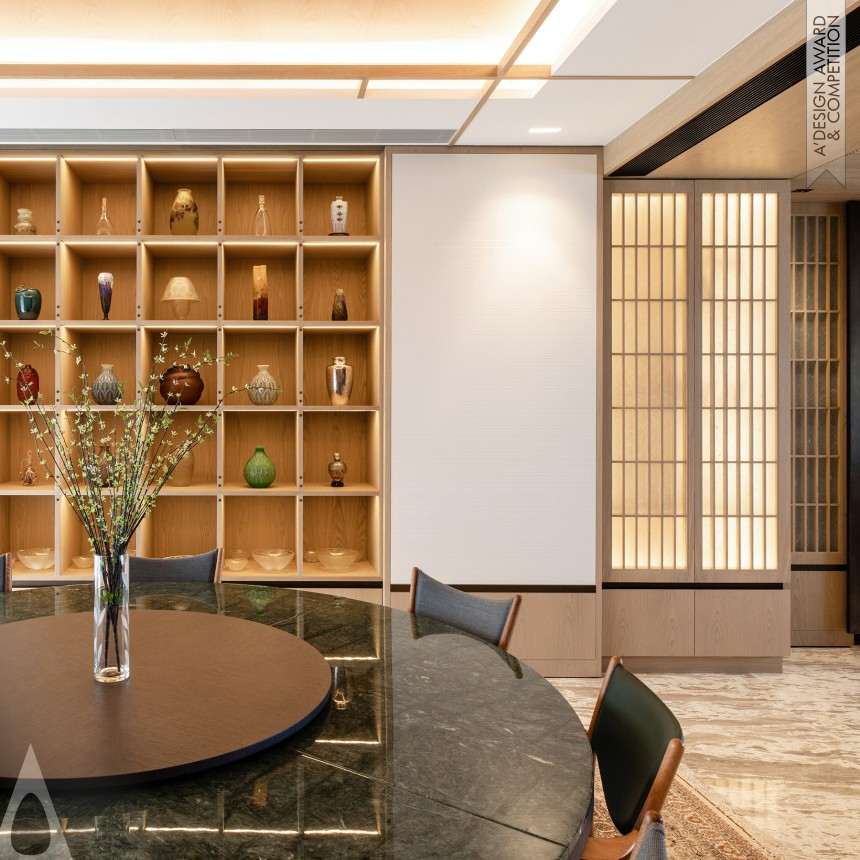 Iron Interior Space and Exhibition Design Award Winner 2019 Collector's Stage Residential Apartment 