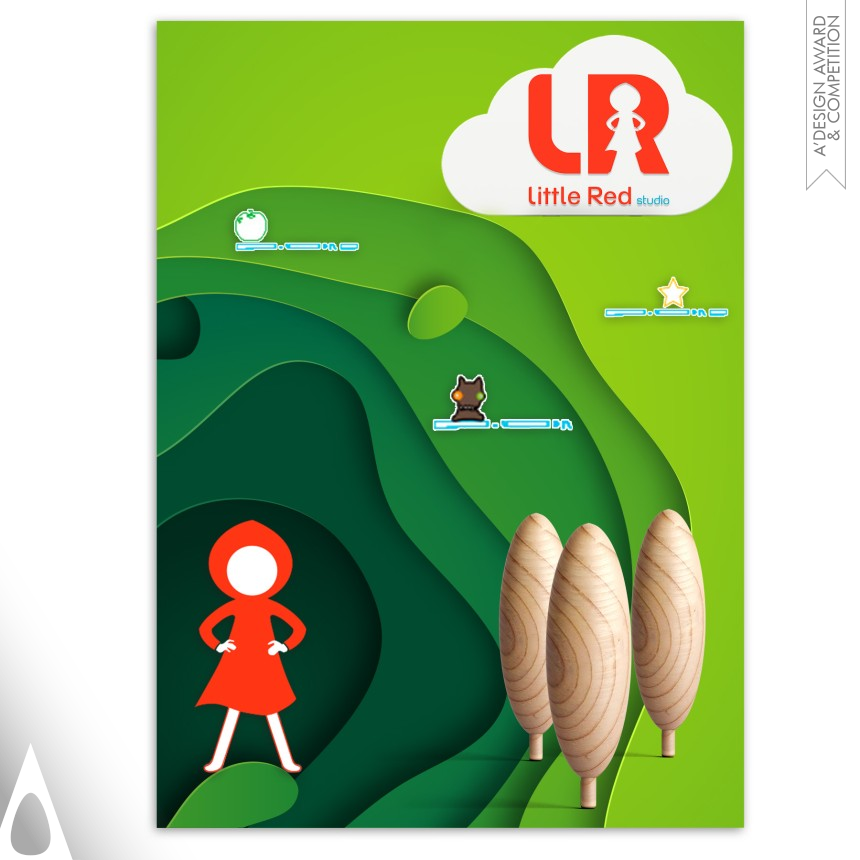 Little Red Studio Identity - Iron Graphics, Illustration and Visual Communication Design Award Winner