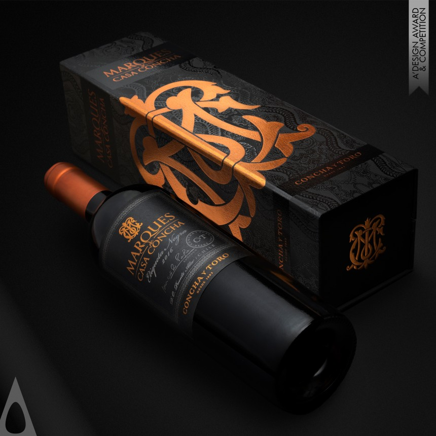 Silver Packaging Design Award Winner 2019 Marques de Casa Concha Wine Packaging 