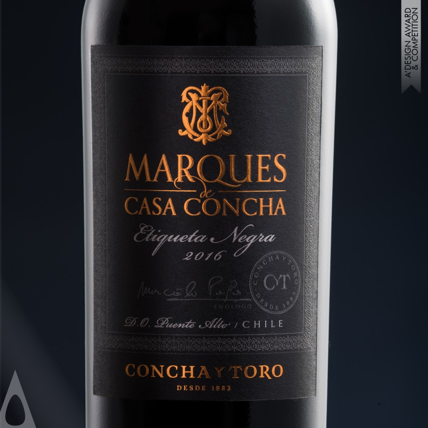 Marques de Casa Concha - Silver Packaging Design Award Winner