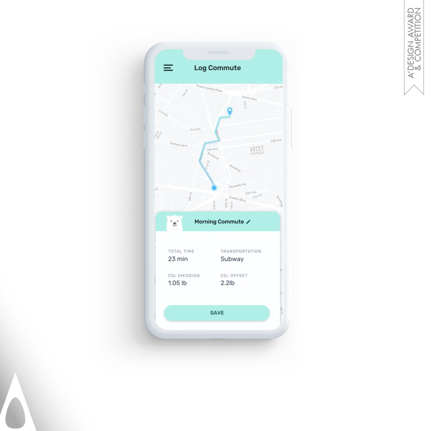 Anyi Sun's Commute Carbon App