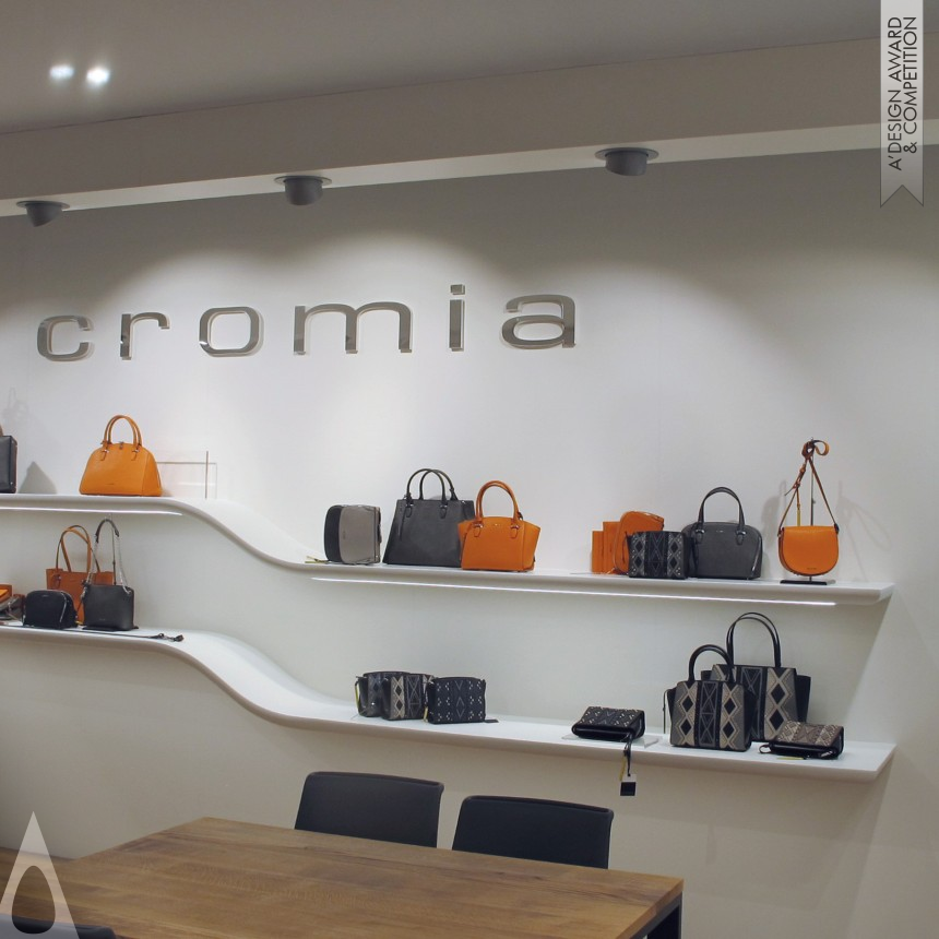 Franco Pupillo's Cromia Mipel Milano Stand